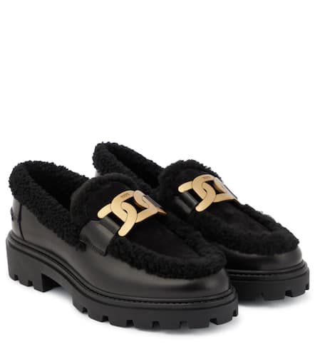 Mocassins Kate en cuir et shearling - Tod's - Modalova