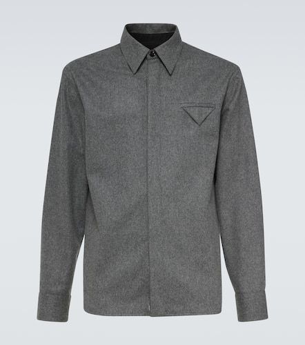 Chemise en flanelle de laine - Bottega Veneta - Modalova