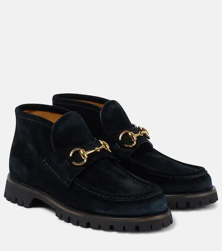 Gucci Bottines Horsebit en daim - Gucci - Modalova