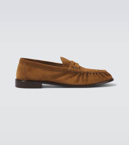 Mocassins Le Loafer en daim - Saint Laurent - Modalova