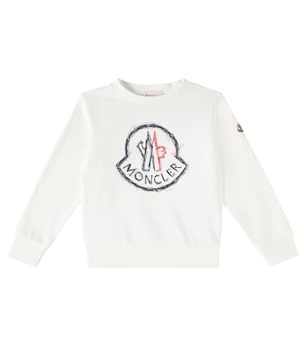 Sweat-shirt en coton à logo - Moncler Enfant - Modalova