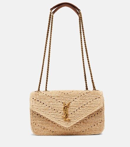 Sac à bandoulière Loulou Small en raphia - Saint Laurent - Modalova