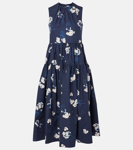 Erdem Robe midi en coton à fleurs - Erdem - Modalova