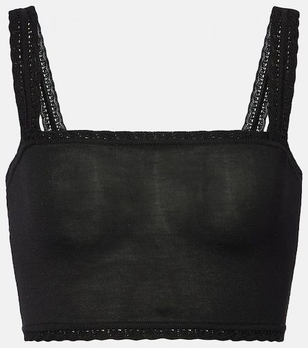 Dolce&Gabbana Top raccourci en soie - Dolce&Gabbana - Modalova
