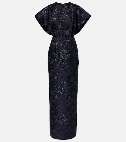 Robe longue Fan à fleurs - Carolina Herrera - Modalova