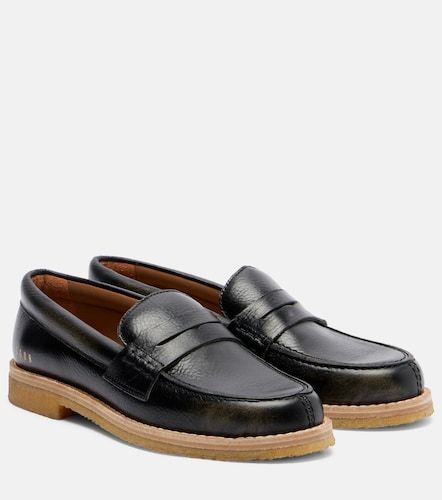 Mocassins Jerry en cuir effet vieilli - Golden Goose - Modalova