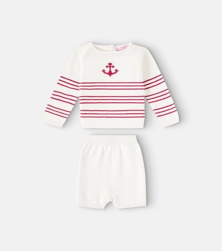 Bébé – Set sweat-shirt et short Ancla en coton - La Coqueta - Modalova