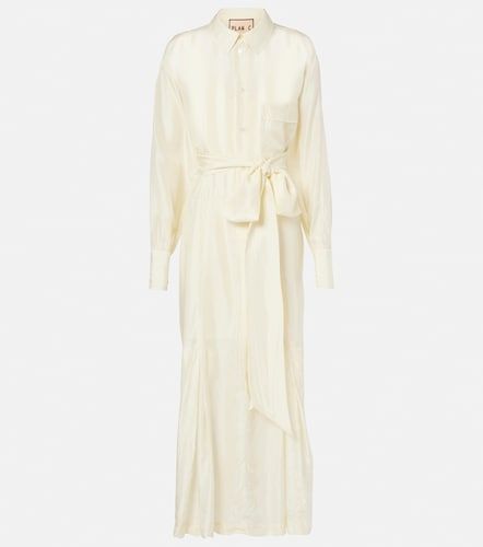 Robe chemise en soie à ceinture - Plan C - Modalova