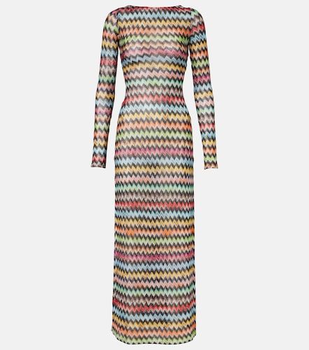 Robe de plage en lamé à motif Zigzag - Missoni - Modalova
