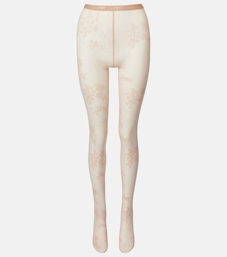 Robe imprimée en sergé de soie - Valentino - Modalova
