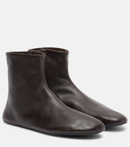 Bottines Stella en cuir et shearling - The Row - Modalova