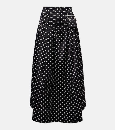 Ganni Jupe longue en satin à pois - Ganni - Modalova