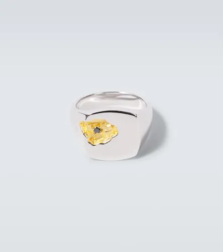 Bague Mined en argent sterling plaqué or - Tom Wood - Modalova