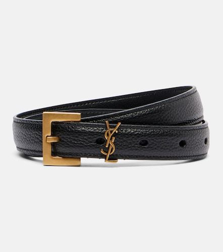 Ceinture Cassandre en cuir - Saint Laurent - Modalova