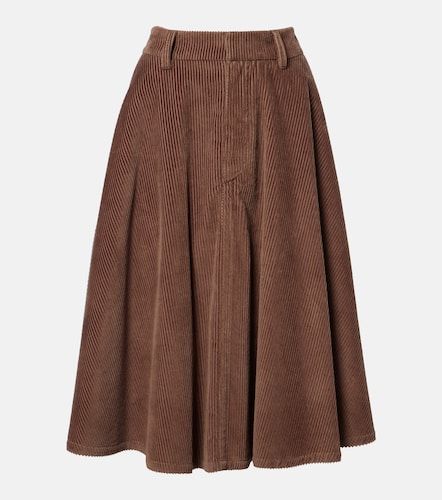 Jupe midi Monili en coton - Brunello Cucinelli - Modalova