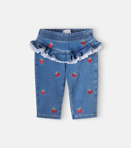 Bébé – x Disney® – Jean brodé à volants - Monnalisa - Modalova