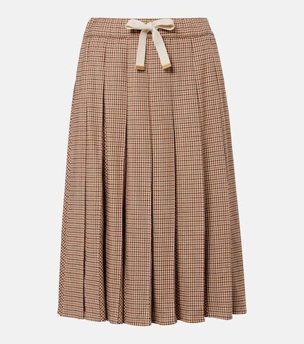 Moncler Jupe midi à carreaux - Moncler - Modalova