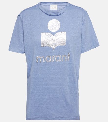T-shirt Zewel en lin à logo - Marant Etoile - Modalova