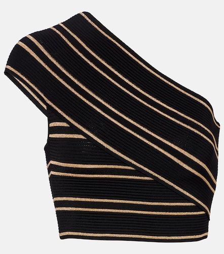 Balmain Top raccourci rayé - Balmain - Modalova