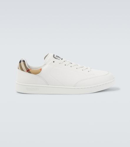 Baskets Set Check en cuir - Burberry - Modalova