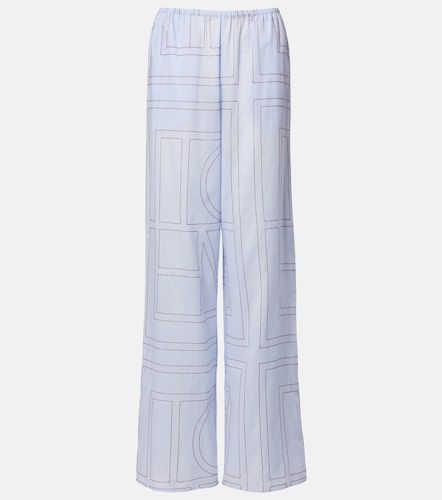 Pantalon de pyjama en coton mélangé - Toteme - Modalova