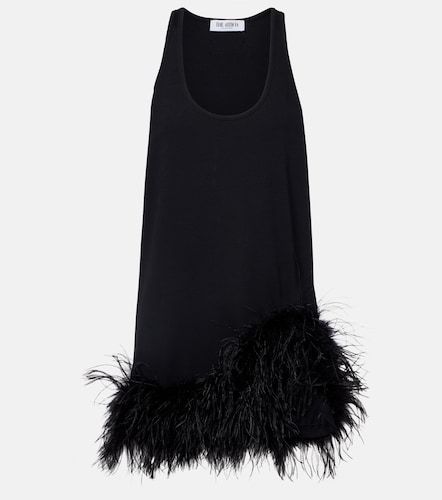 The Attico Robe en coton à plumes - The Attico - Modalova