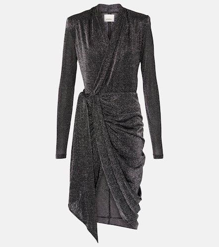 Robe portefeuille Cleora en lamé - Isabel Marant - Modalova