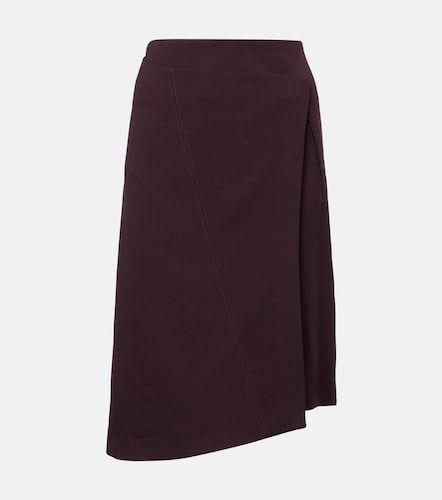 Jupe portefeuille midi - Victoria Beckham - Modalova