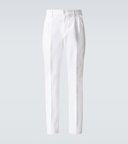 Pantalon droit en coton et cachemire - Dunhill - Modalova