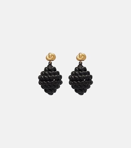 Boucles d'oreilles Rope en laiton plaqué or - Toteme - Modalova