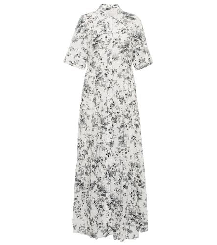 Robe longue Kate en coton à fleurs - Erdem - Modalova