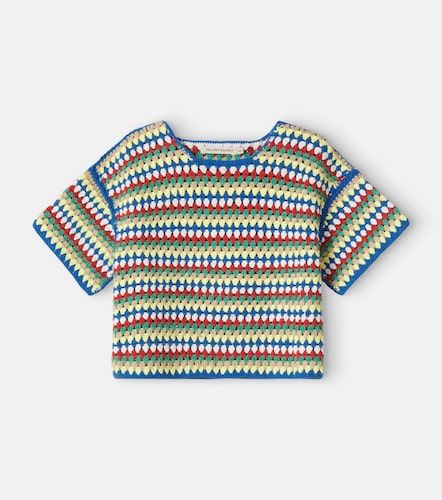 Top Serifos rayé en crochet de coton - The New Society - Modalova