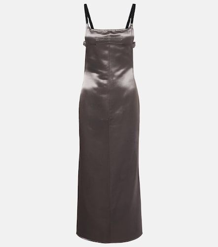 The Attico Robe midi en satin - The Attico - Modalova