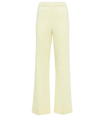 Pantalon ample à taille haute en coton mélangé - Jil Sander - Modalova