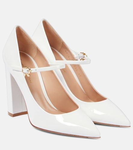 Escarpins 100 Mary Jane en cuir verni - Gianvito Rossi - Modalova