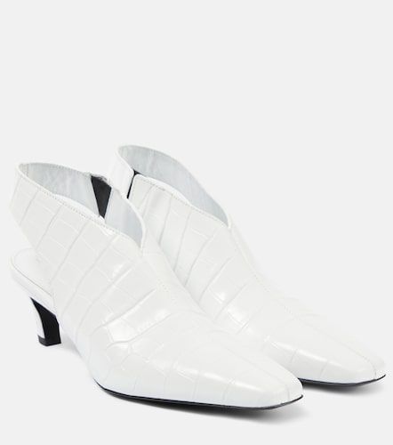 Escarpins slingback Croco Slim en cuir - Toteme - Modalova