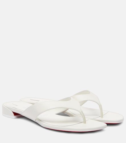 Tongs Sweet Janetonga en cuir - Christian Louboutin - Modalova