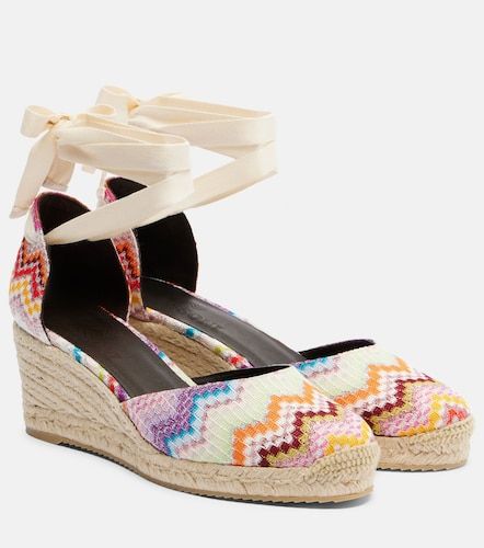 Espadrilles compensées Eva 60 Zigzag - Missoni - Modalova