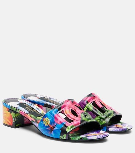 Mules Karol DG en cuir - Dolce&Gabbana - Modalova