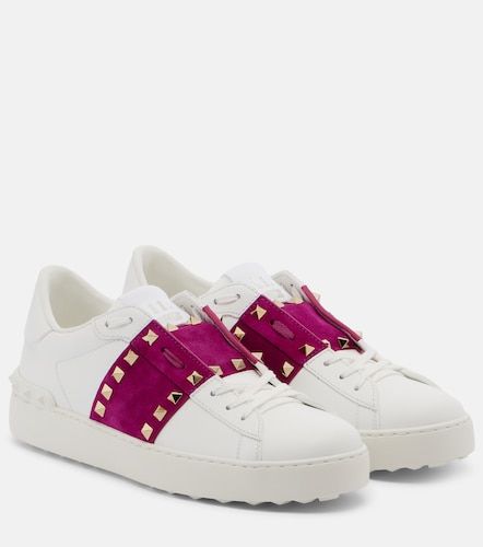 Baskets Rockstud Untitled en cuir - Valentino Garavani - Modalova