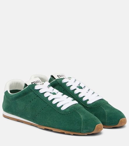 Miu Miu Baskets Plume en daim - Miu Miu - Modalova