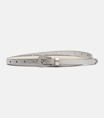 Ceinture en cuir métallisé - Brunello Cucinelli - Modalova