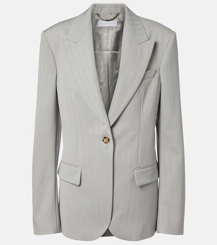 Blazer rayé en laine - Stella McCartney - Modalova