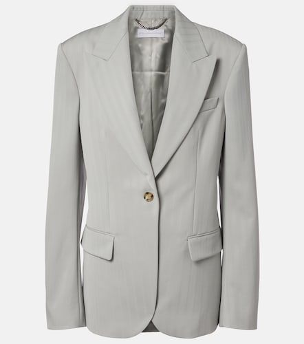 Blazer rayé en laine - Stella McCartney - Modalova