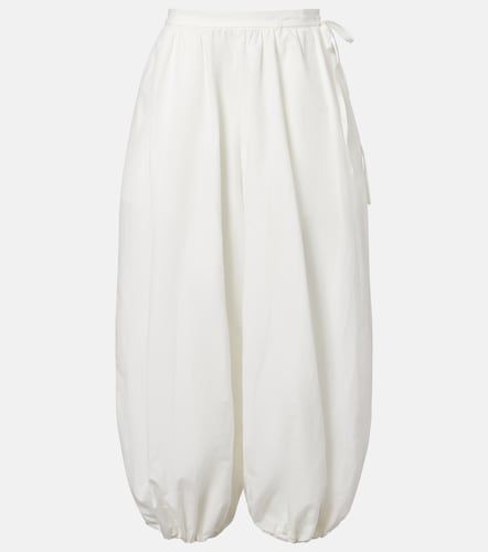 Pantalon ballon ceinturé en coton et soie - Polo Ralph Lauren - Modalova