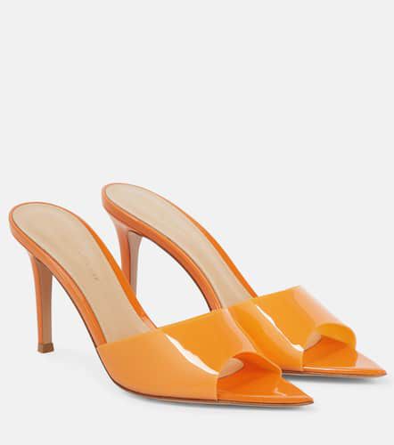 Mules Elle 85 en PVC et cuir - Gianvito Rossi - Modalova