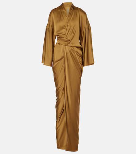 Rick Owens Robe longue en satin - Rick Owens - Modalova