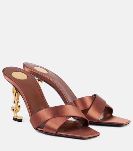 Mules Opyum 85 en satin - Saint Laurent - Modalova