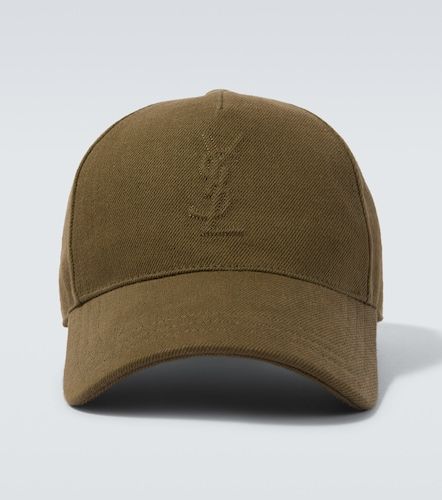 Casquette Cassandre en denim - Saint Laurent - Modalova