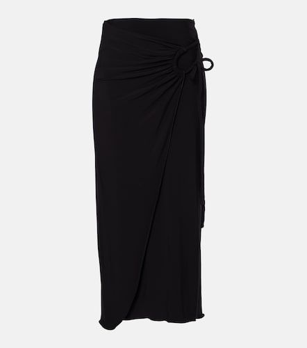 Jupe portefeuille en jersey - Max Mara - Modalova